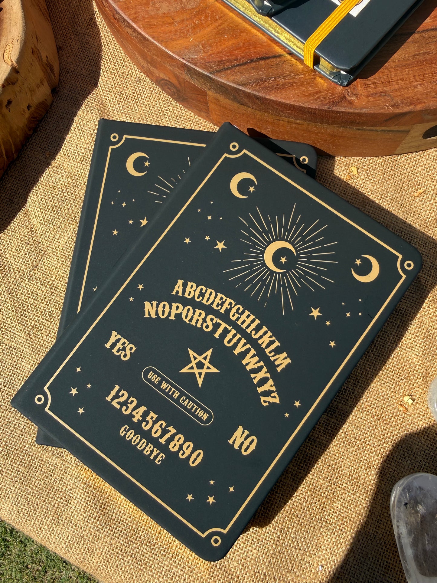Black And Gold Talking Board A5 Notebook