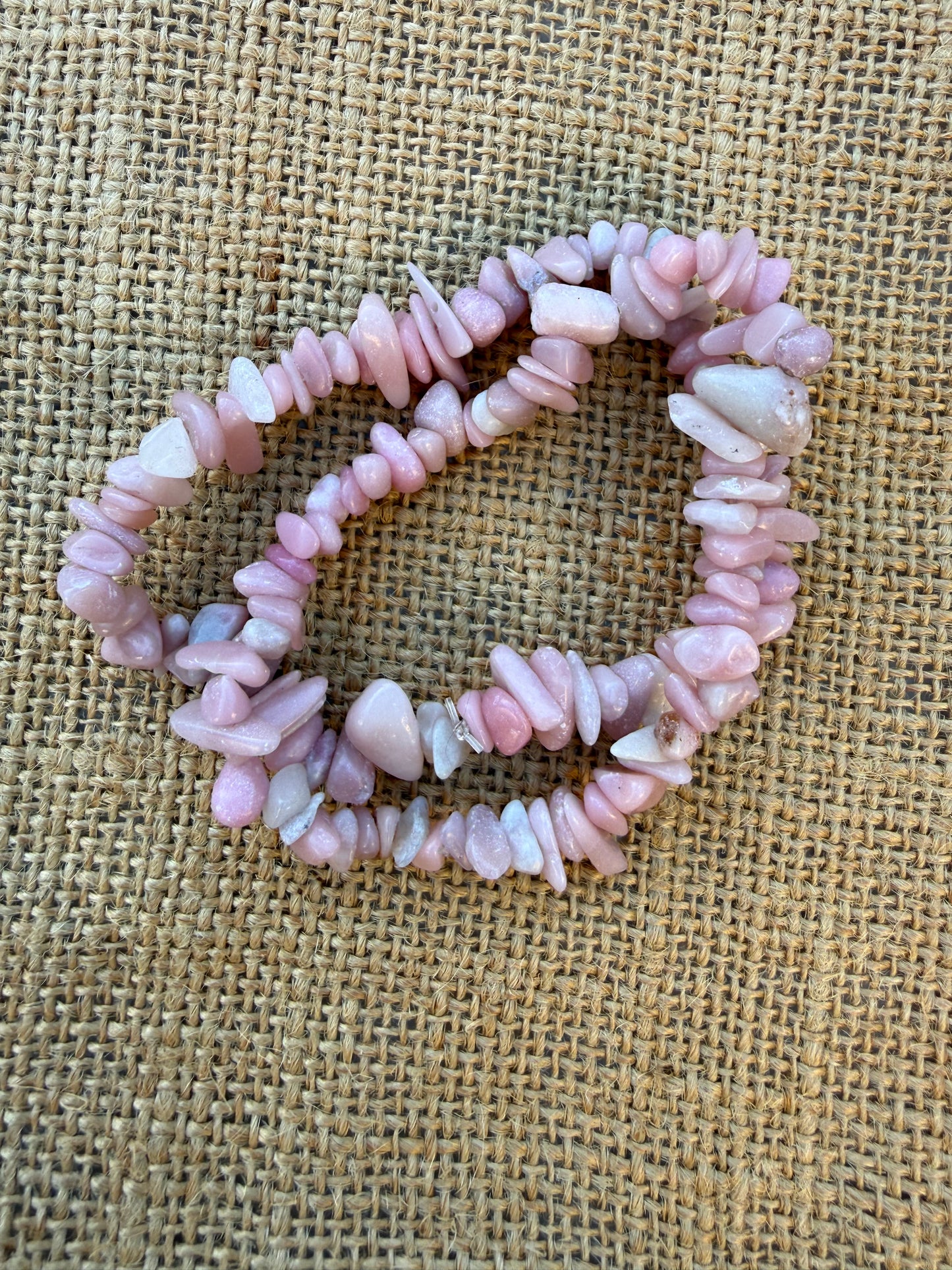 Pink Opal Chip Bracelet