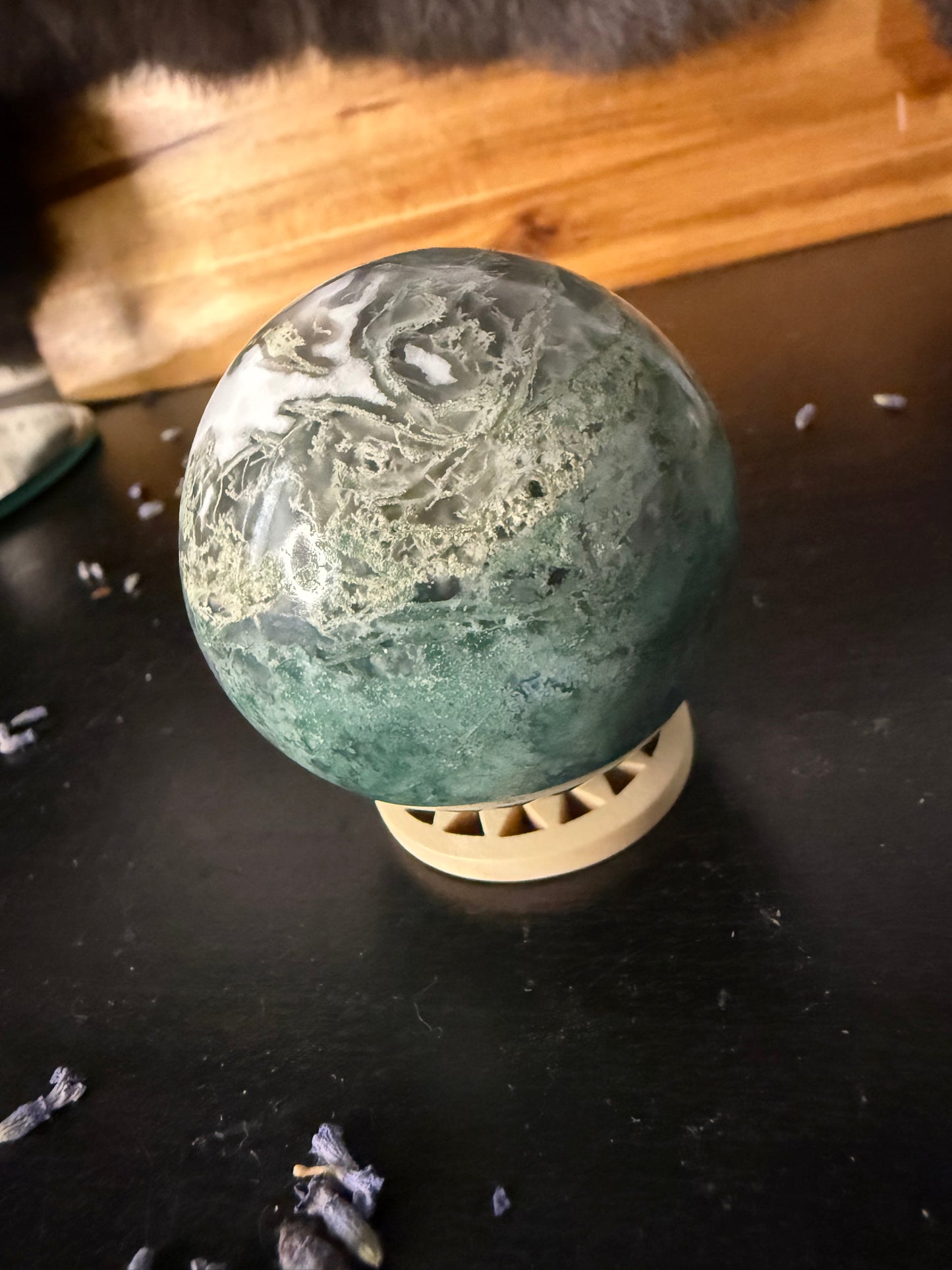 Moss Agate Sphere