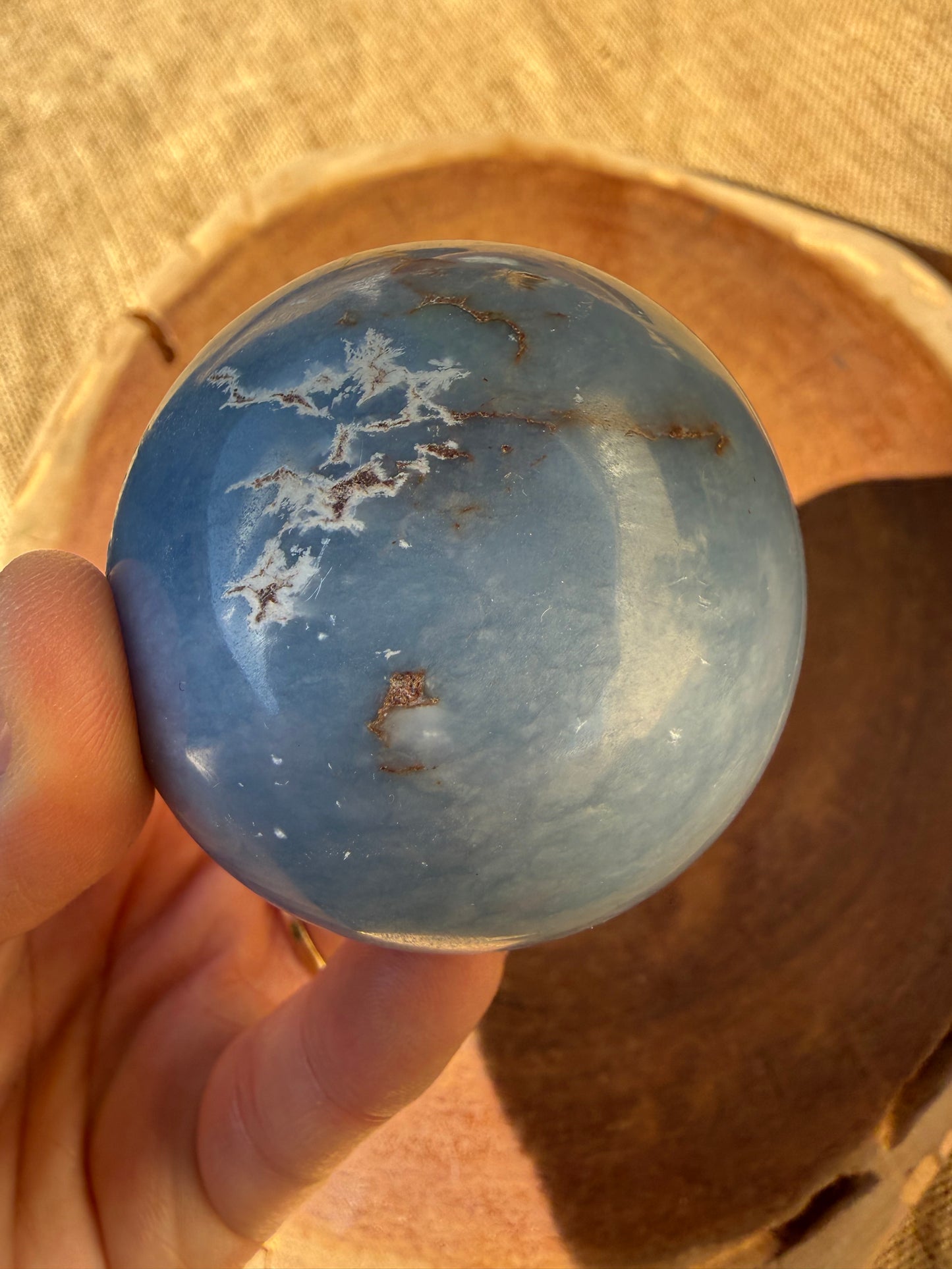 Angelite Sphere