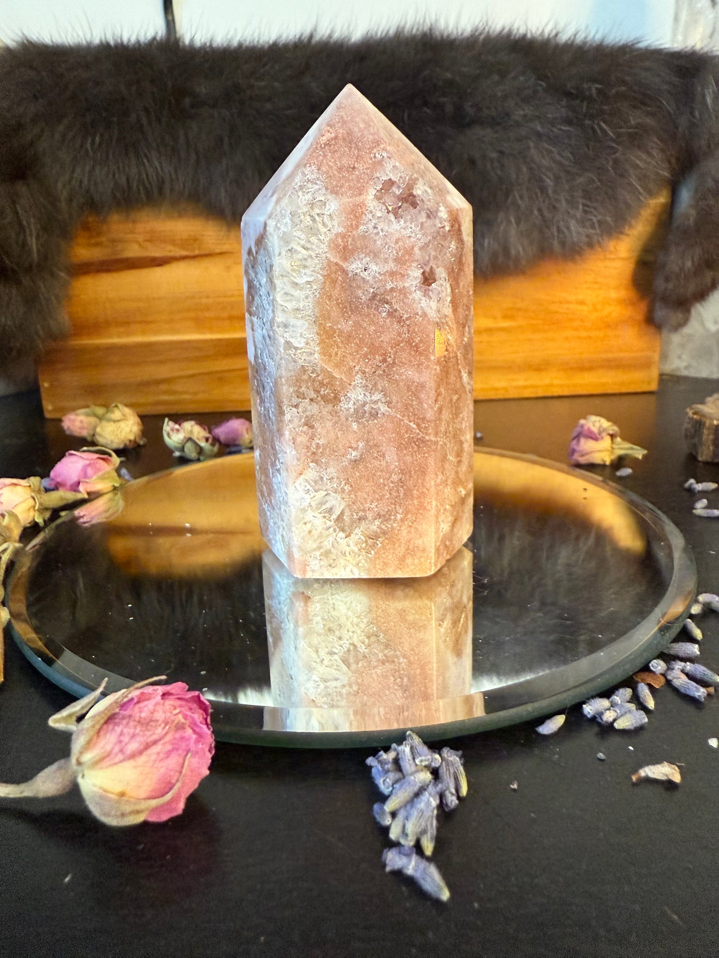 Pink Amethyst Obelisk