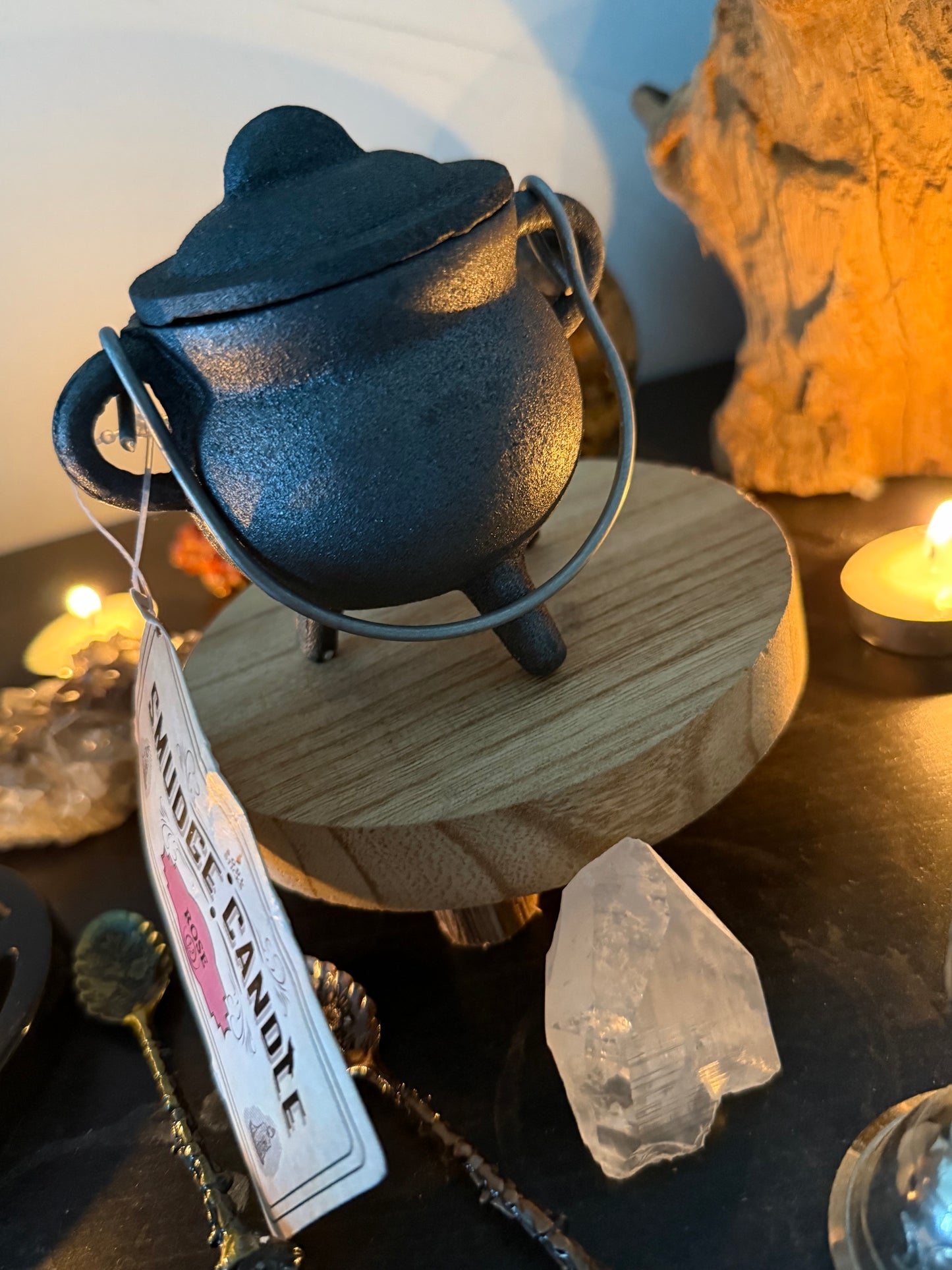 Cauldron Smudge Candle