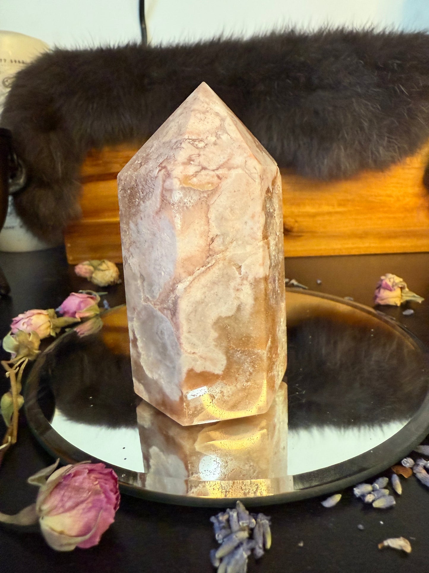 Pink Amethyst Obelisk