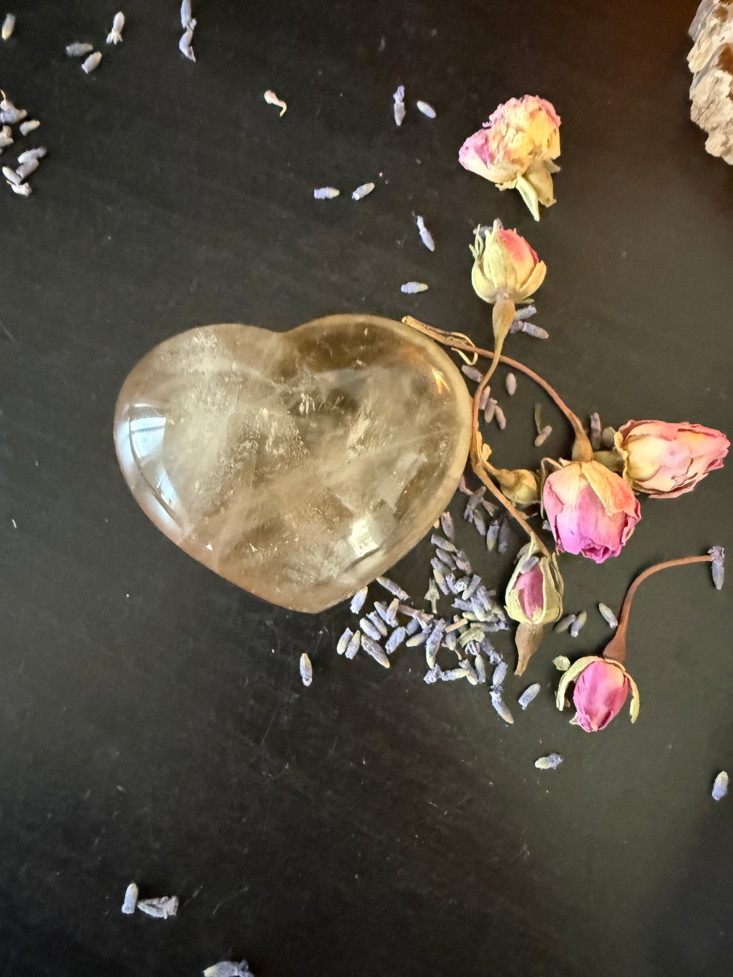 Smokey Quartz Heart