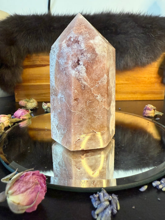 Pink Amethyst Obelisk