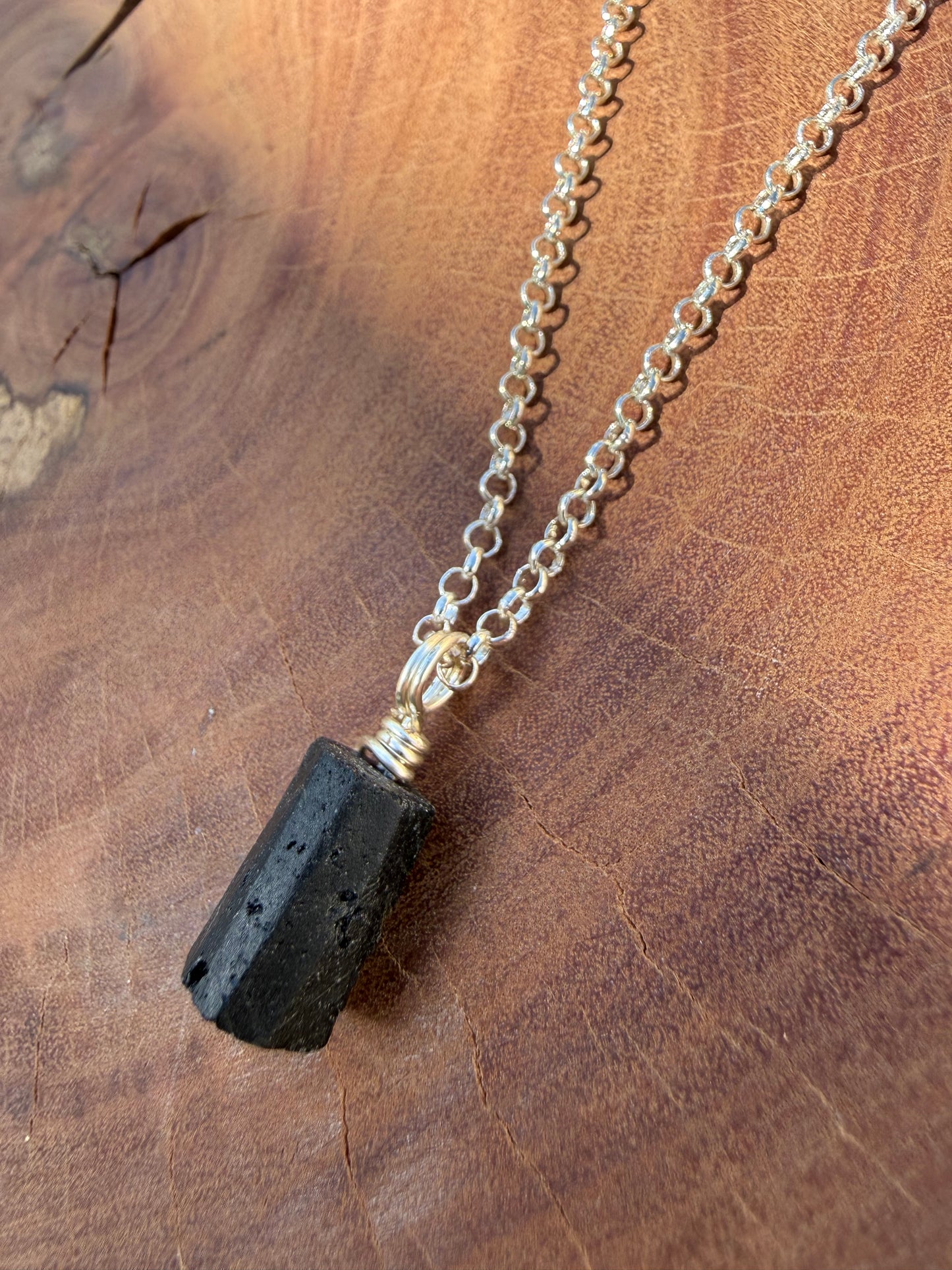 Black Tourmaline - Silver