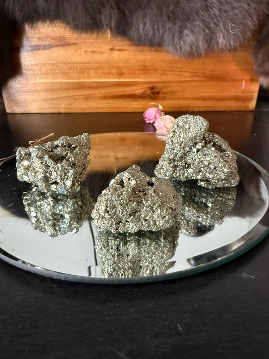 Small Pyrite Clusters