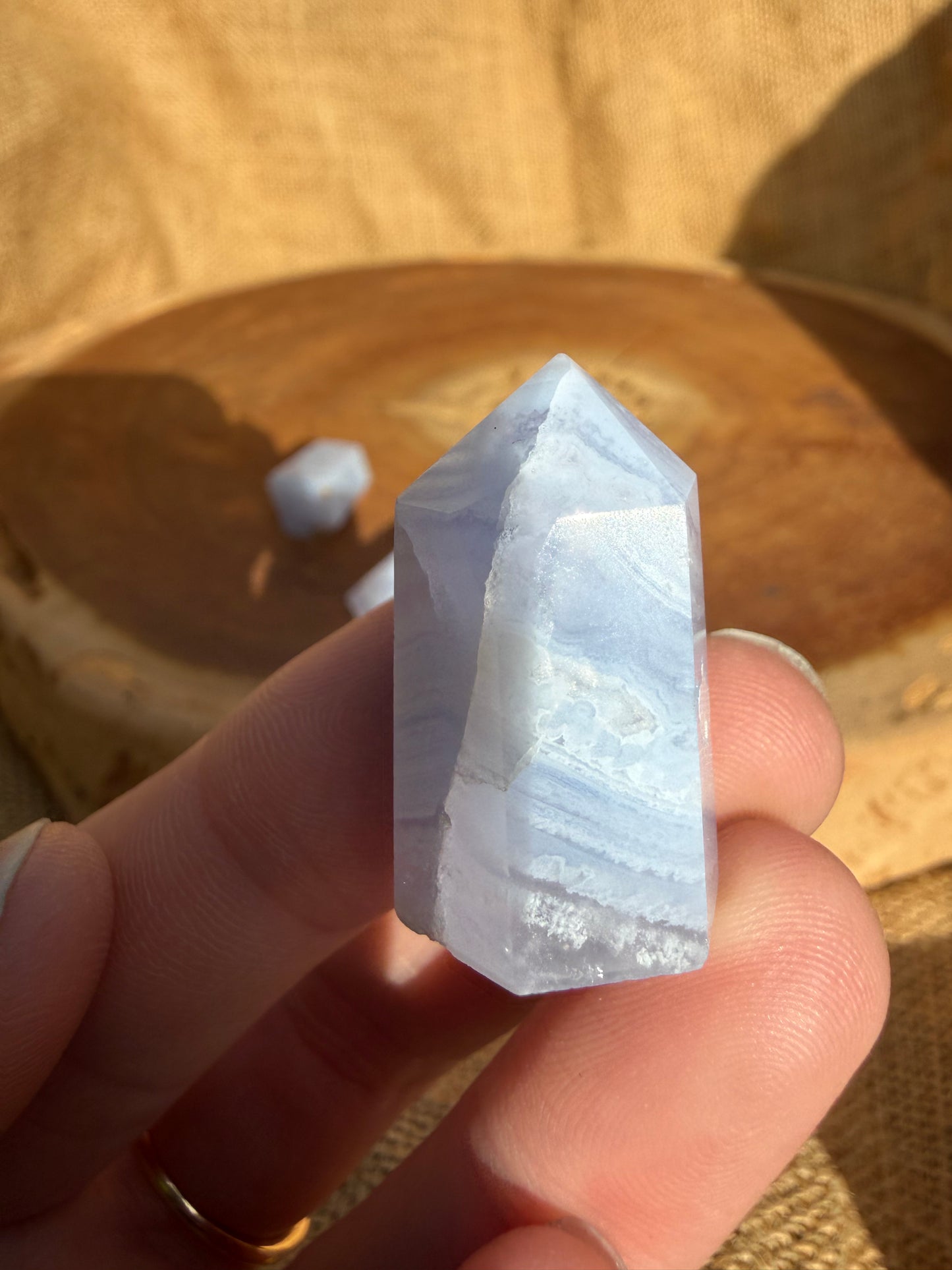 Blue Lace Agate Mini Towers