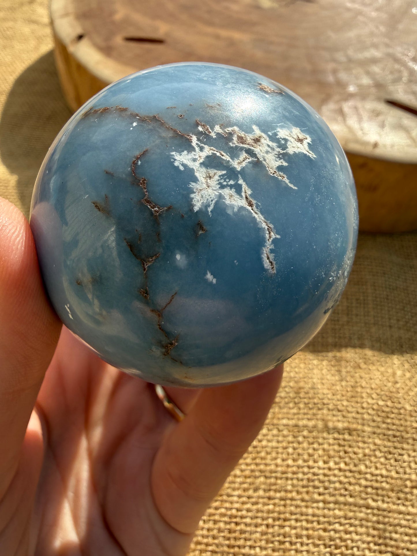 Angelite Sphere