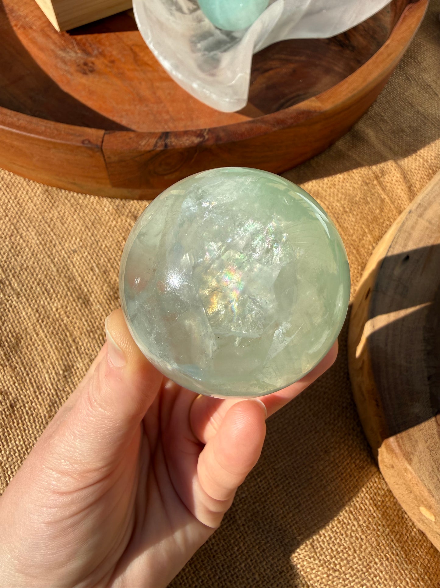 Fluorite Sphere | Green