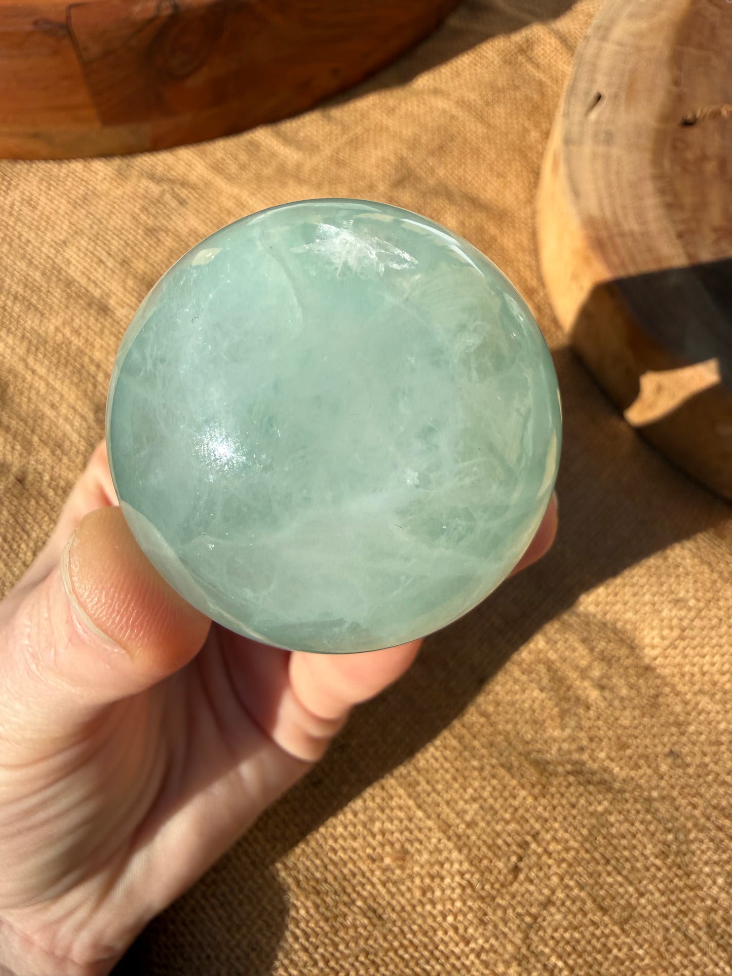 Fluorite Sphere | Aqua