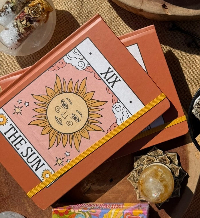 The Sun Vintage Tarot A5 Notebook