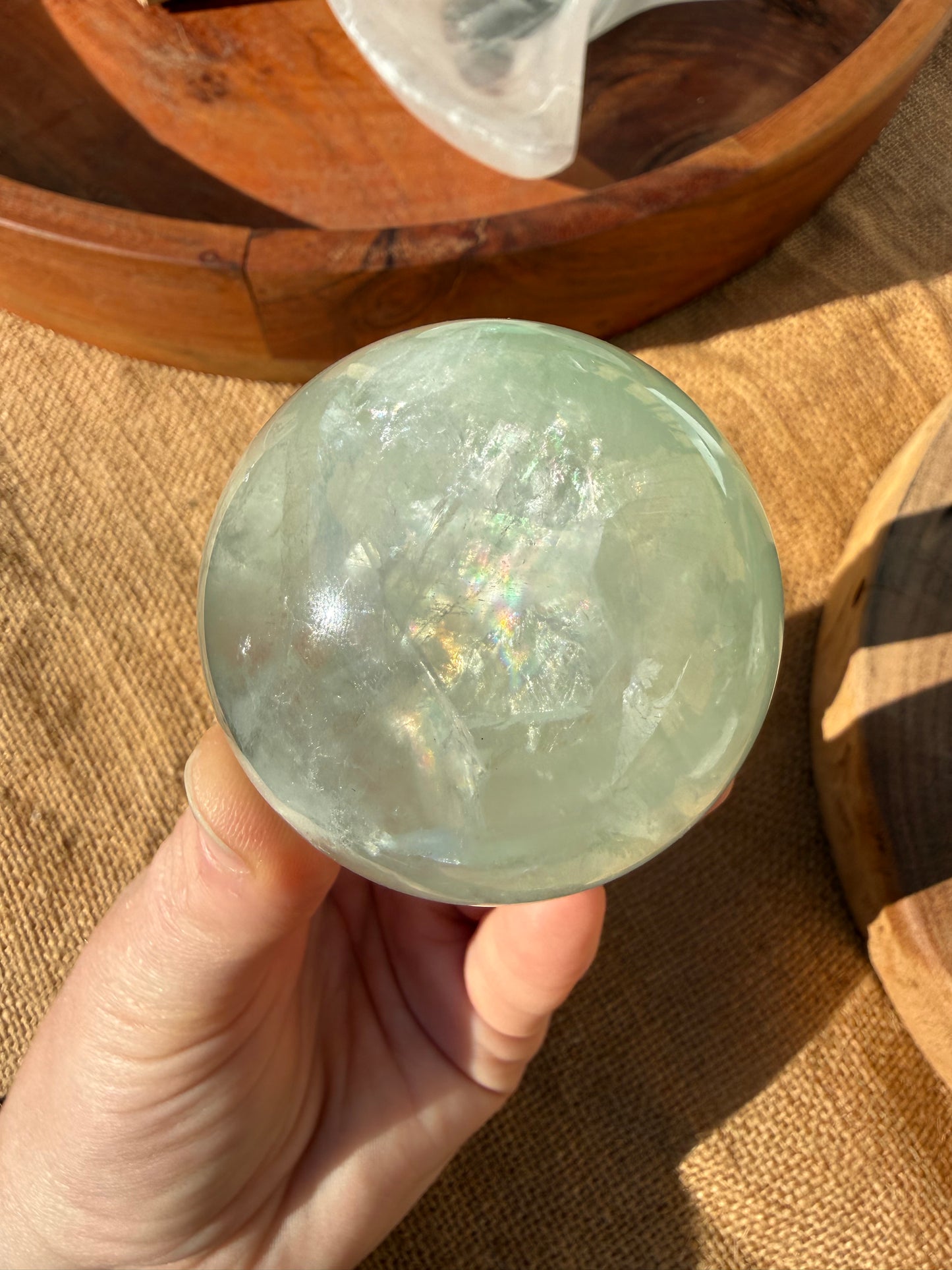 Fluorite Sphere | Green