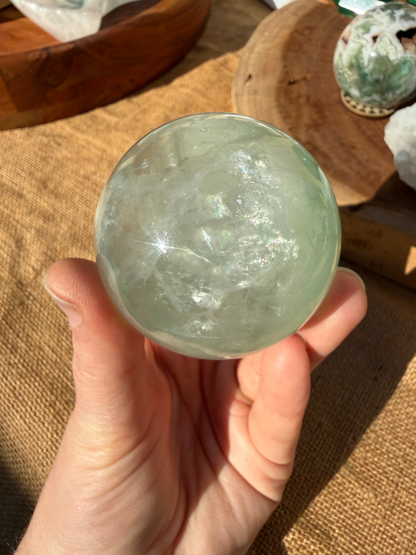 Fluorite Sphere | Green