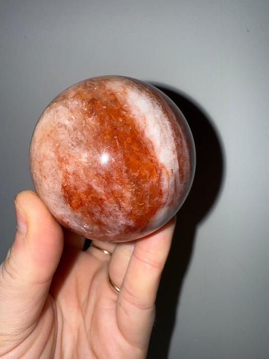 Fire Quartz Sphere