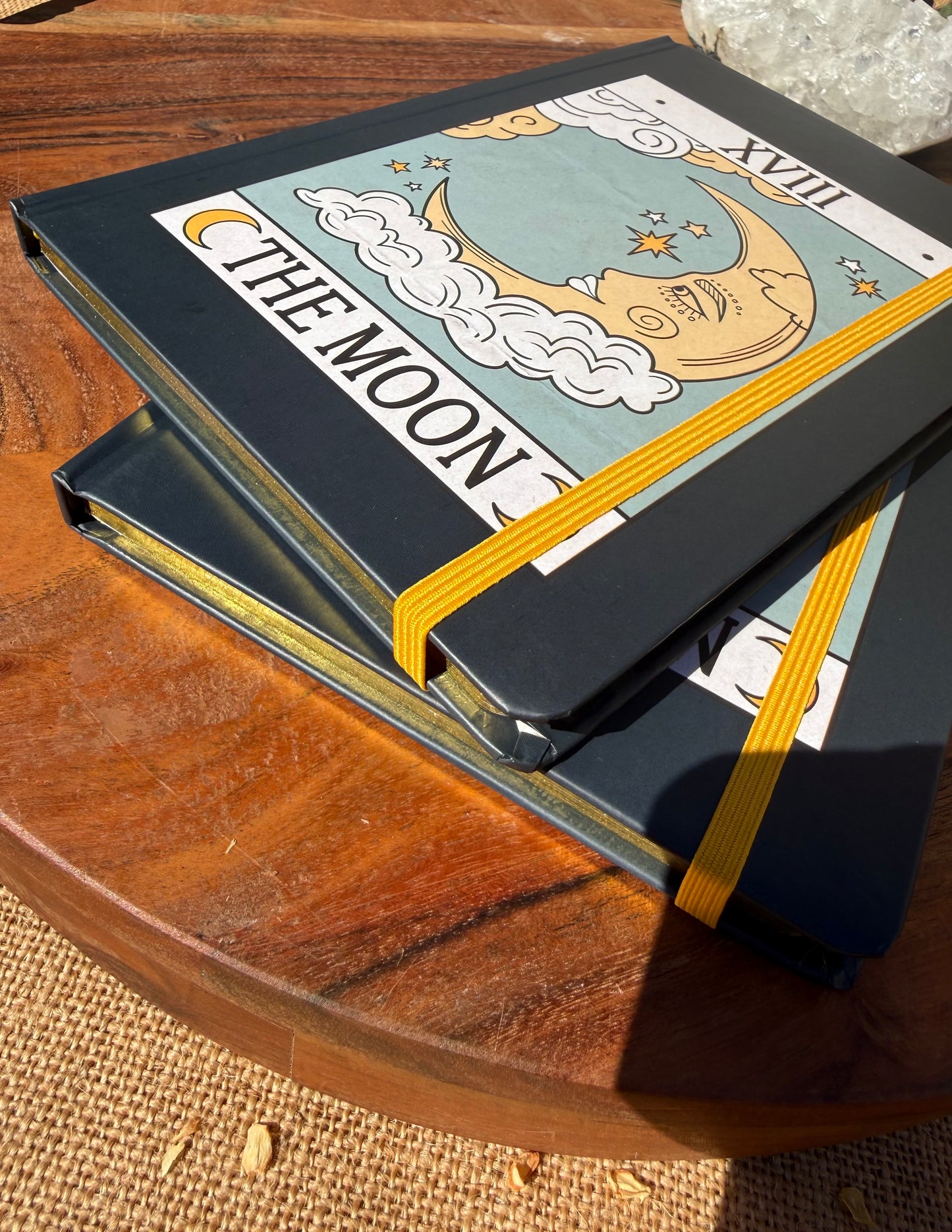 The Moon Vintage Tarot A5 Notebook