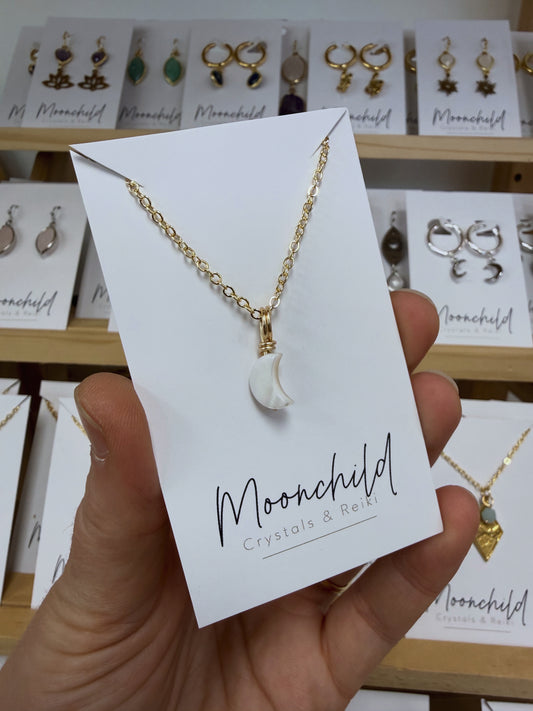 Mother of Pearl Moon - Gold