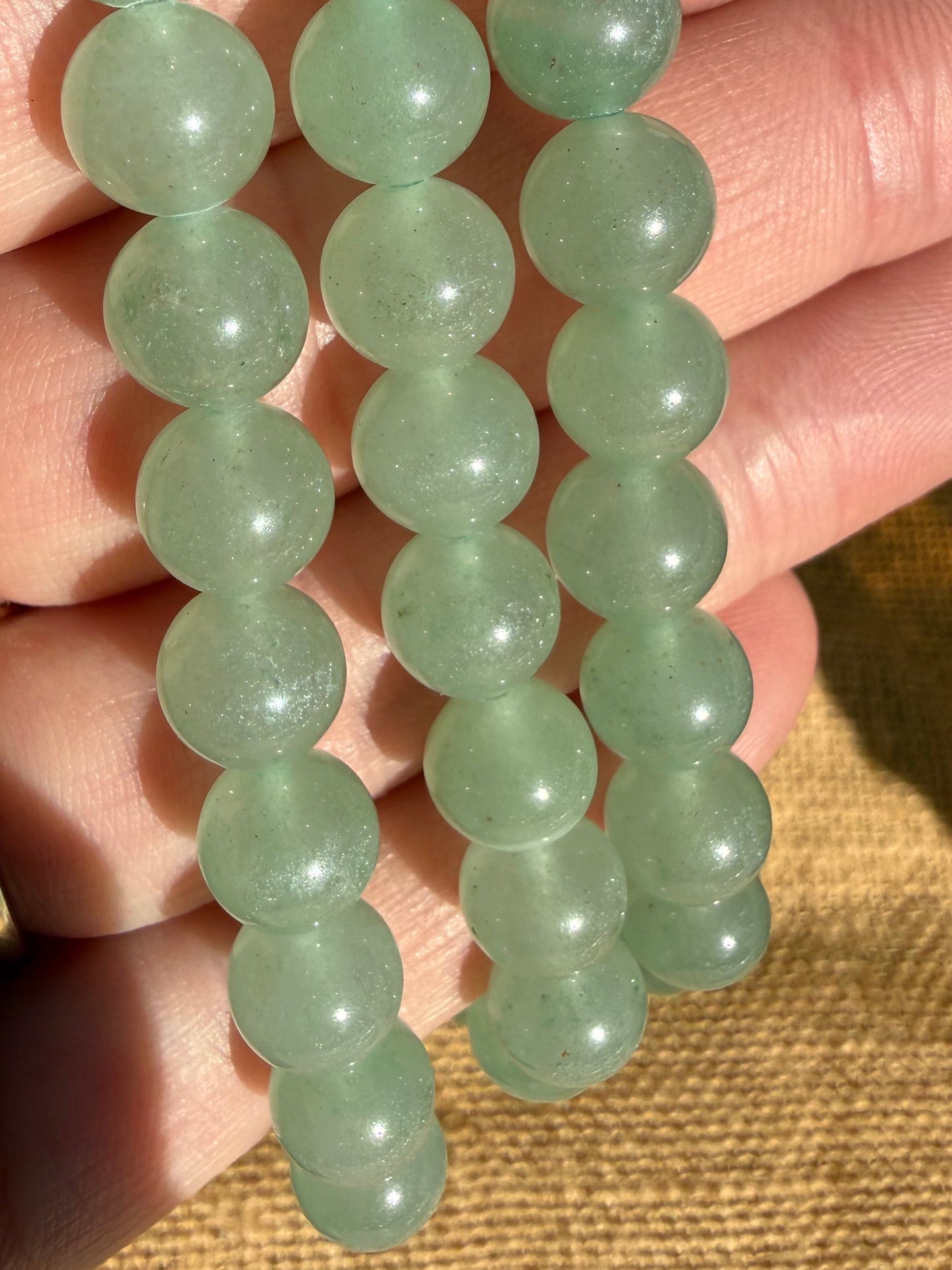 Aventurine Bead Bracelet