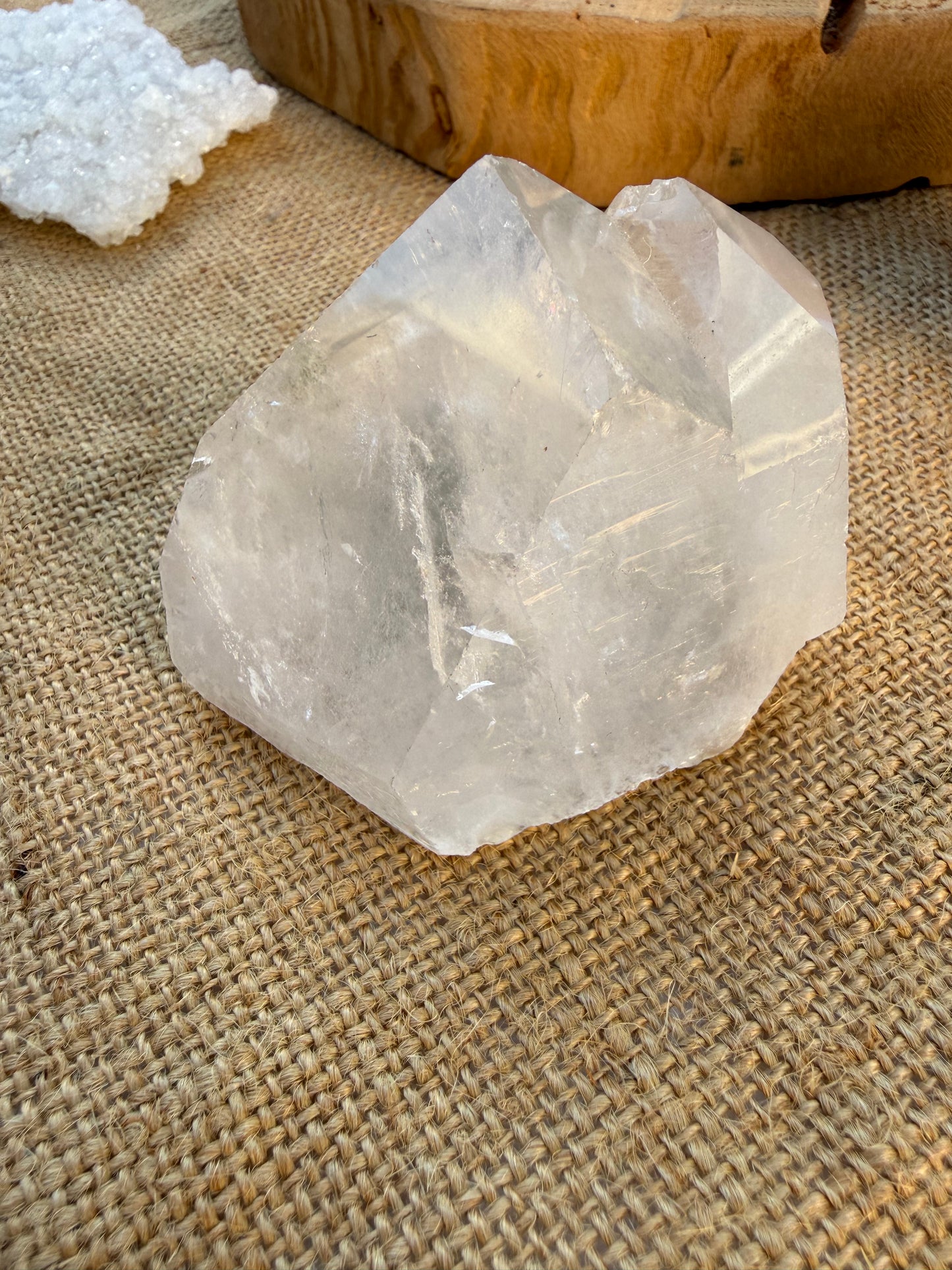 Clear Quartz Natural Double Point