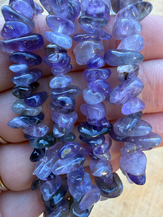 Amethyst Chip Bracelet