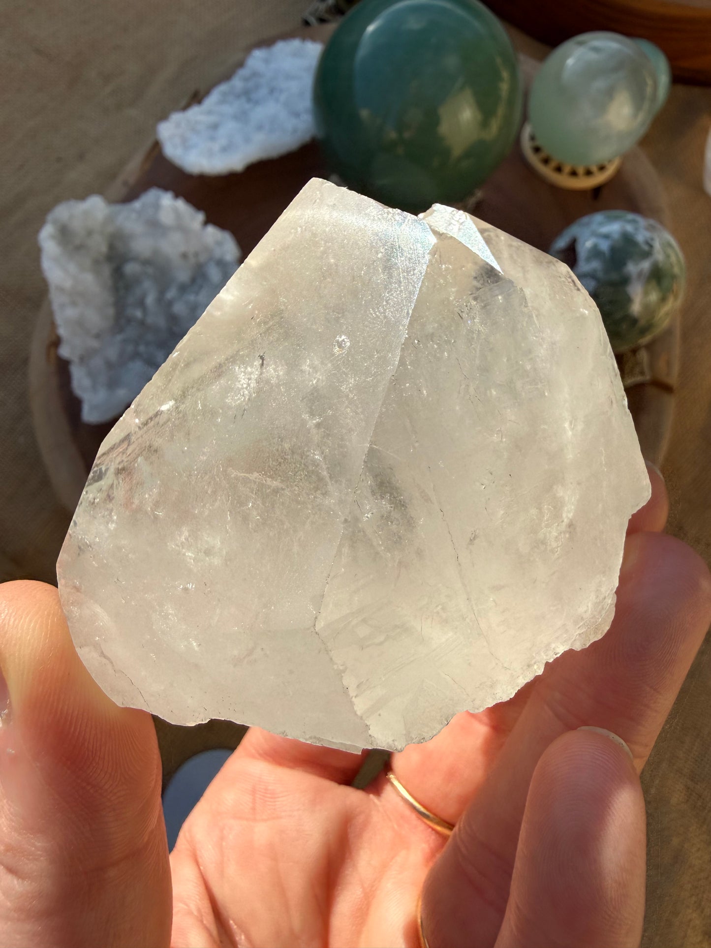 Clear Quartz Natural Double Point