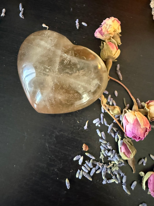 Smokey Quartz Heart