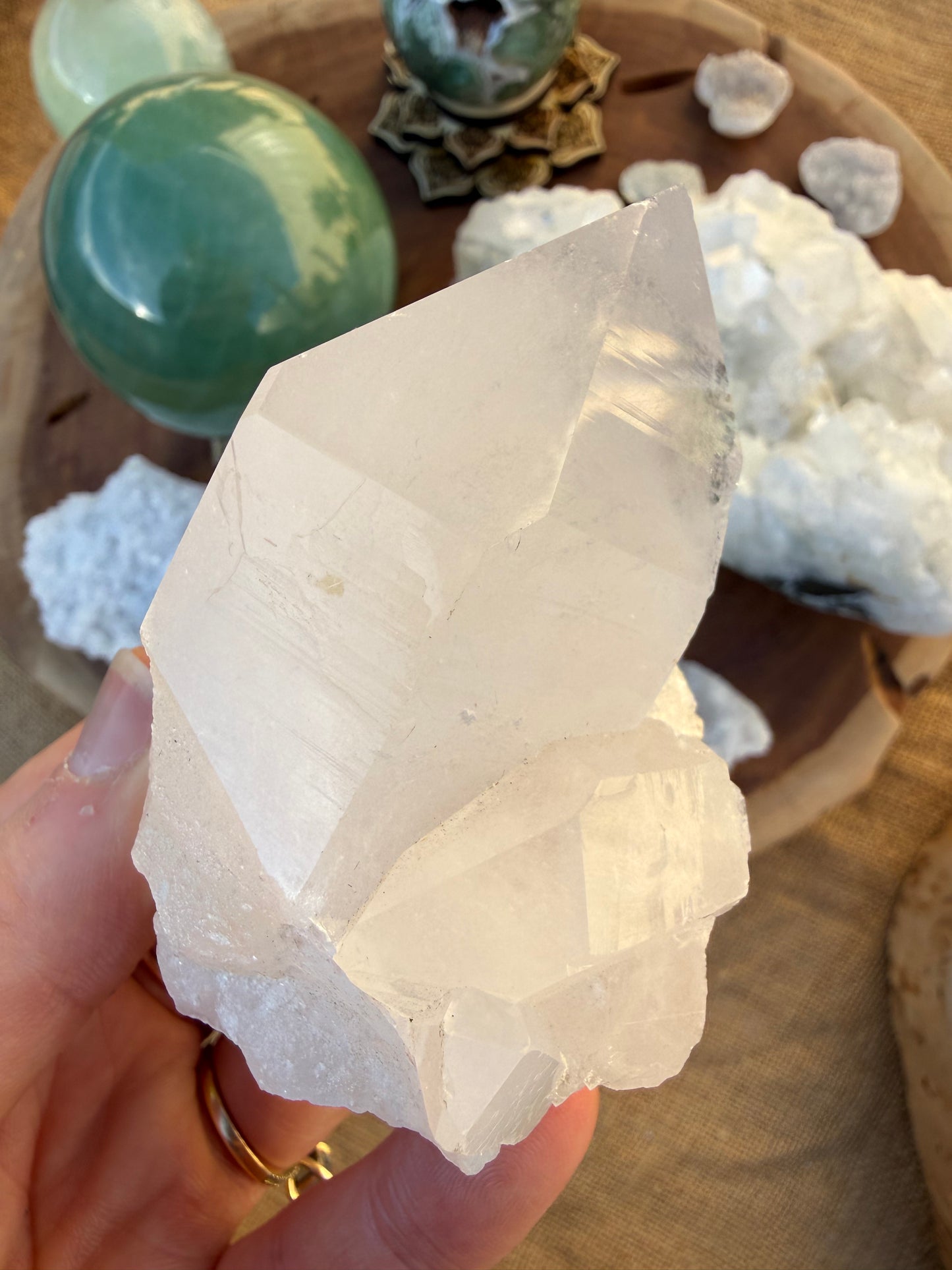 Clear Quartz Natural Point
