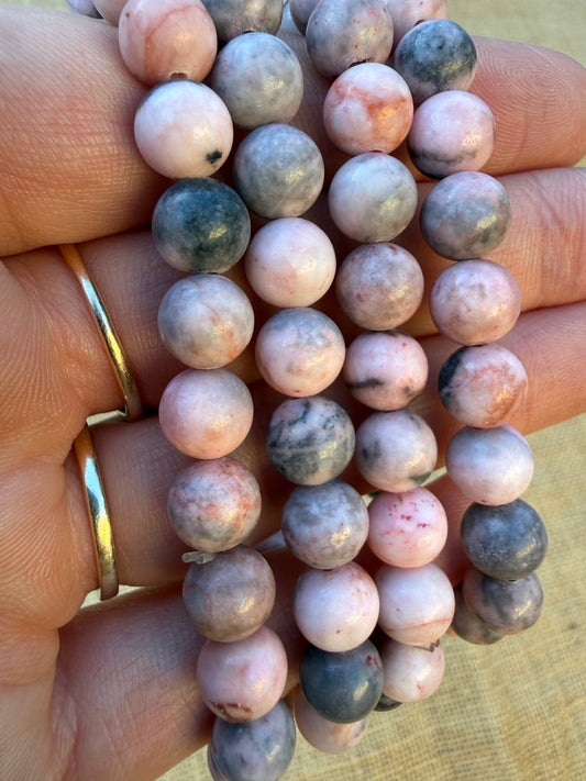 Pink Zebra Jasper Bracelet