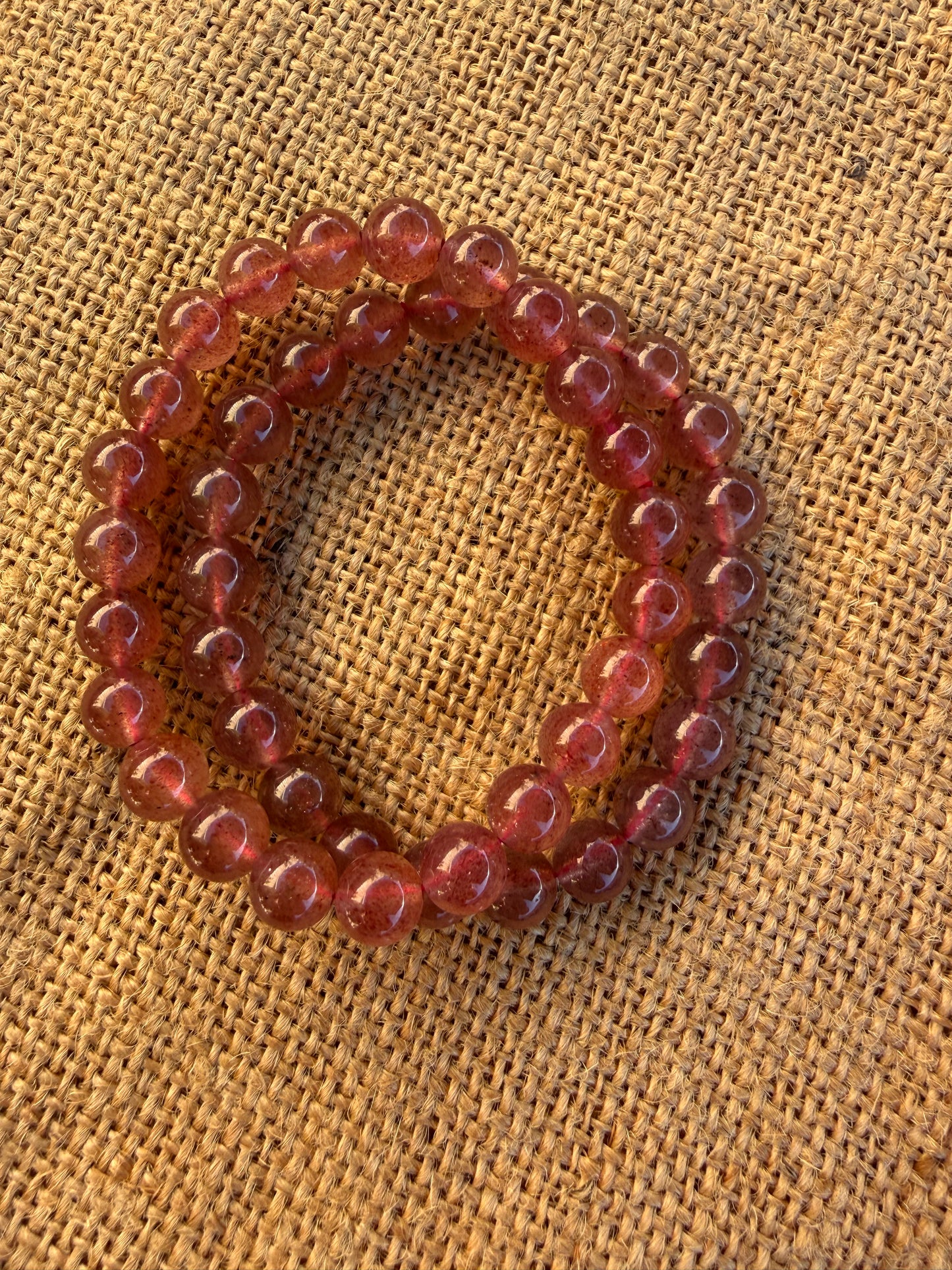 Strawberry Quartz Bracelet