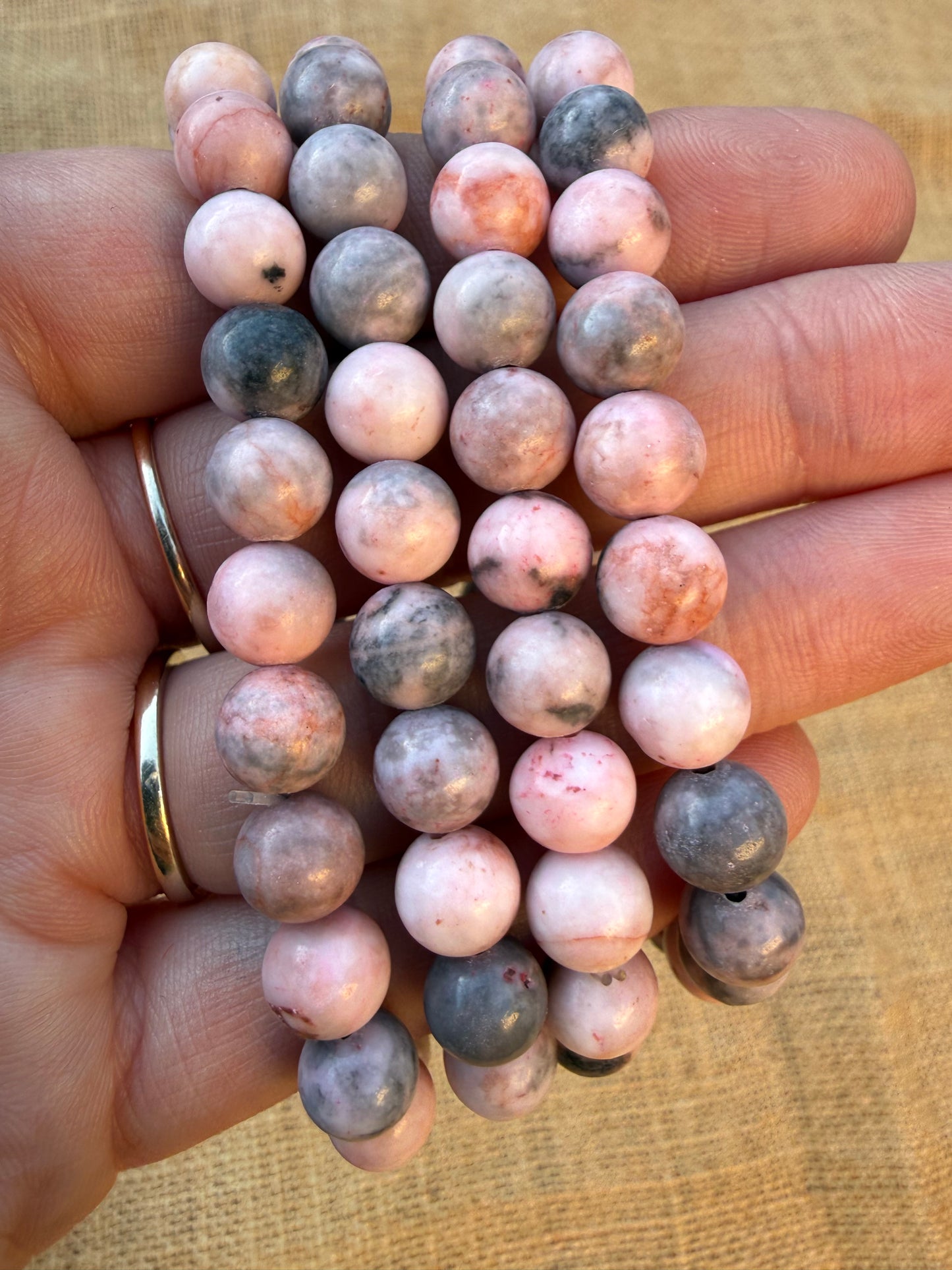 Pink Zebra Jasper Bracelet