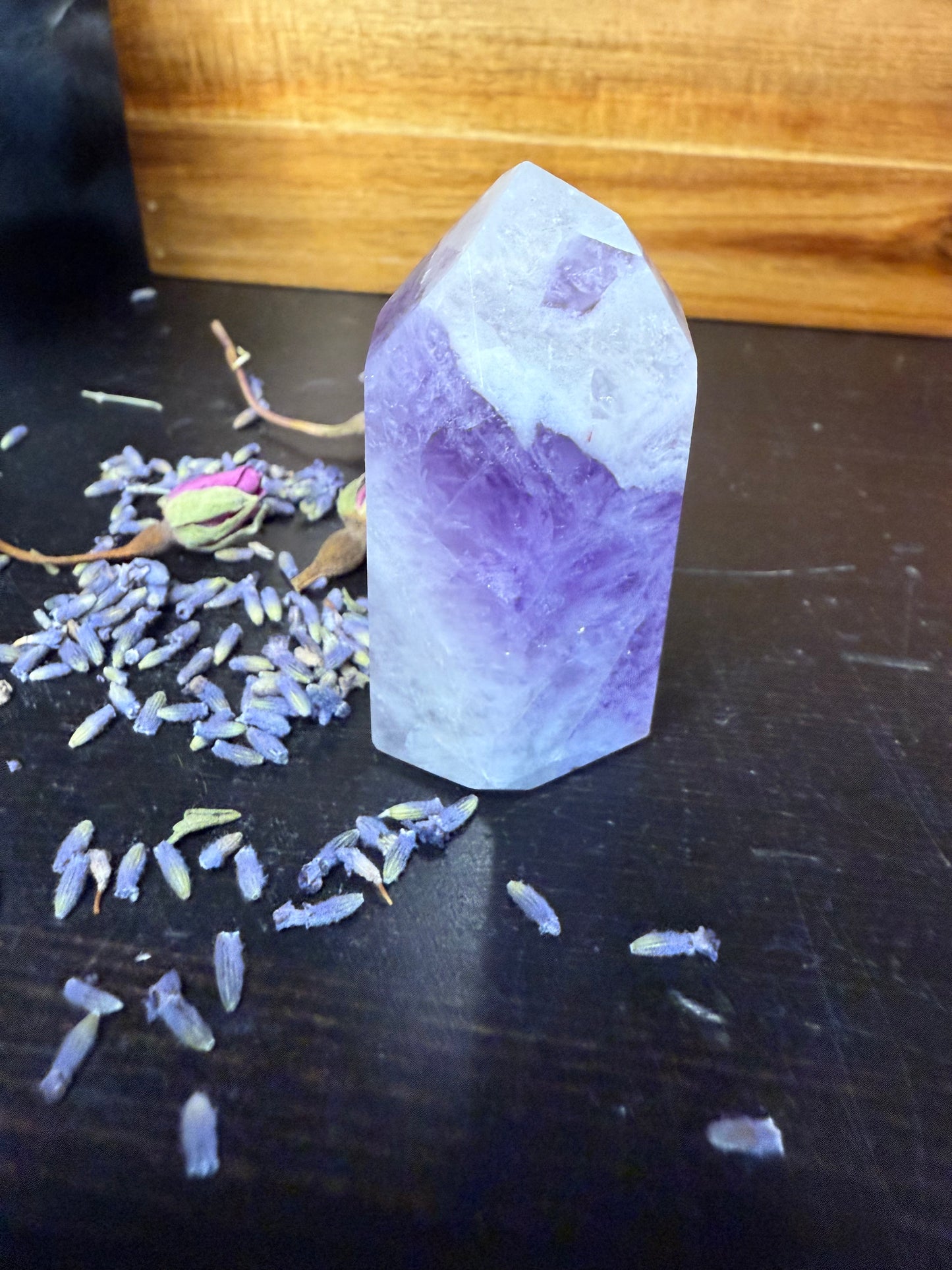 Chevron Amethyst Tower