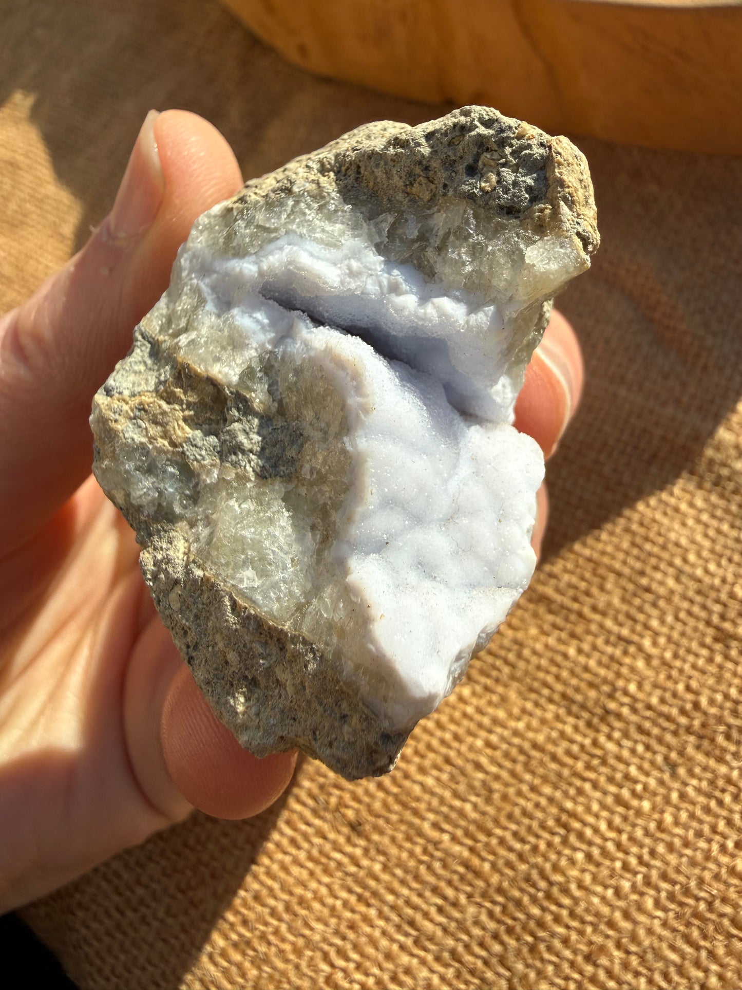 Blue Chalcedony Specimens