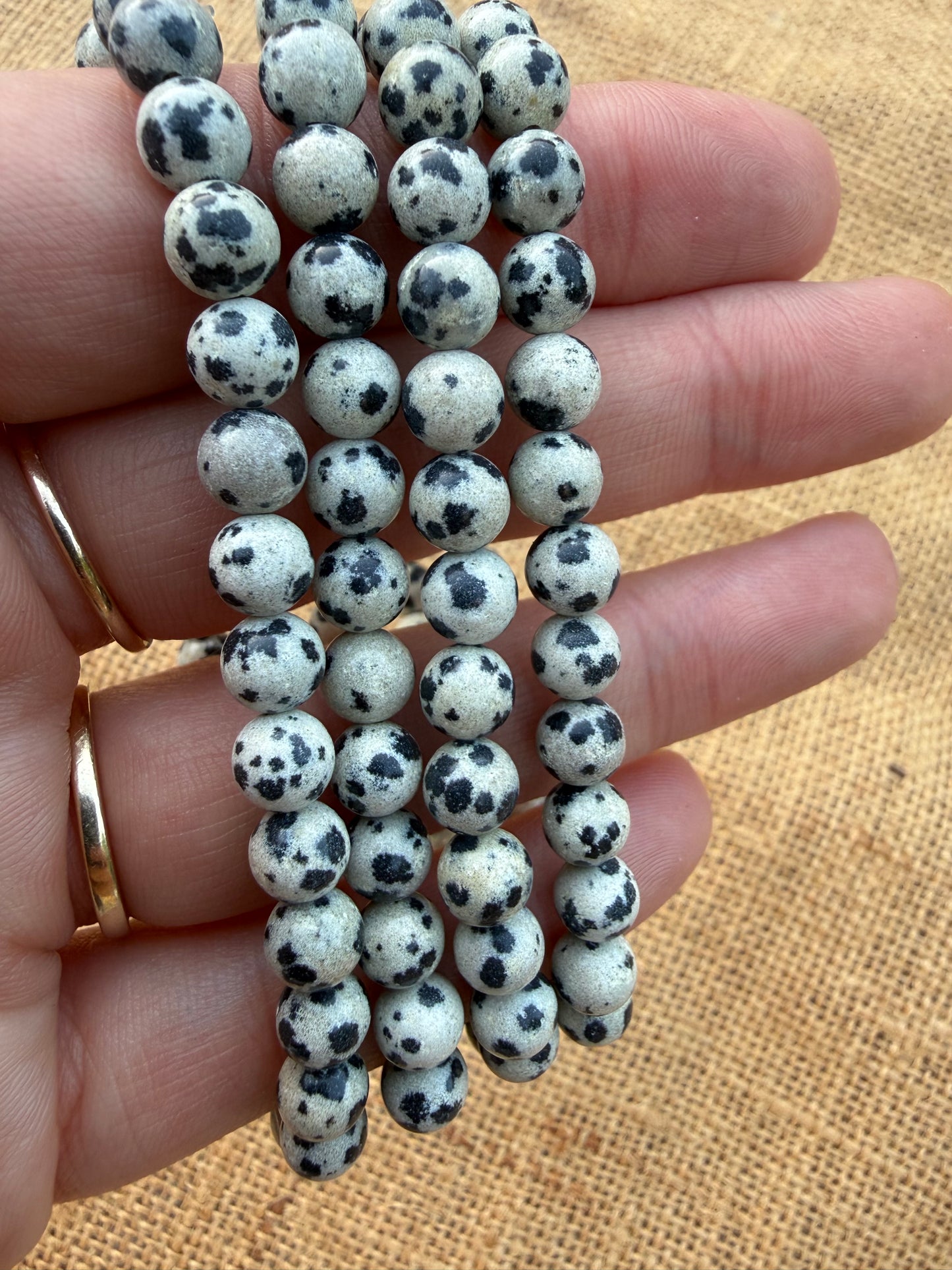 Dalmation Jasper Bracelet