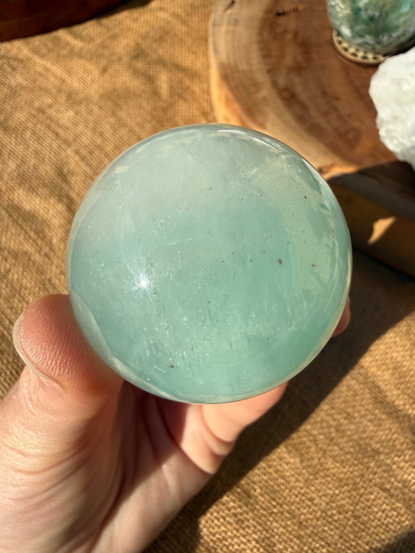 Fluorite Sphere | Aqua