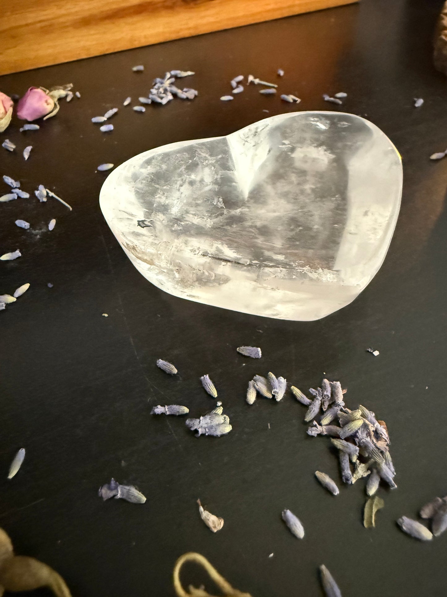 Clear Quartz Heart Bowl / 2