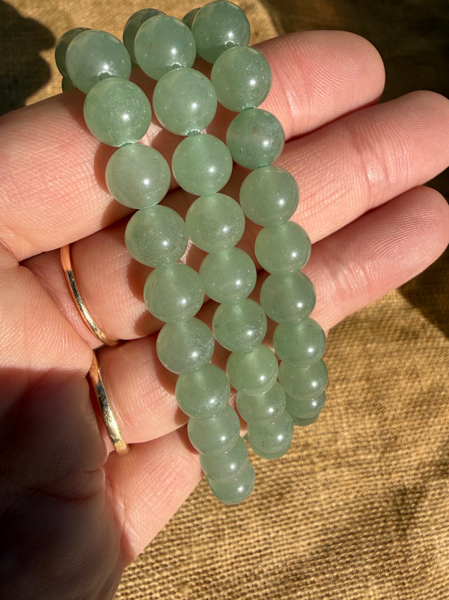 Aventurine Bead Bracelet