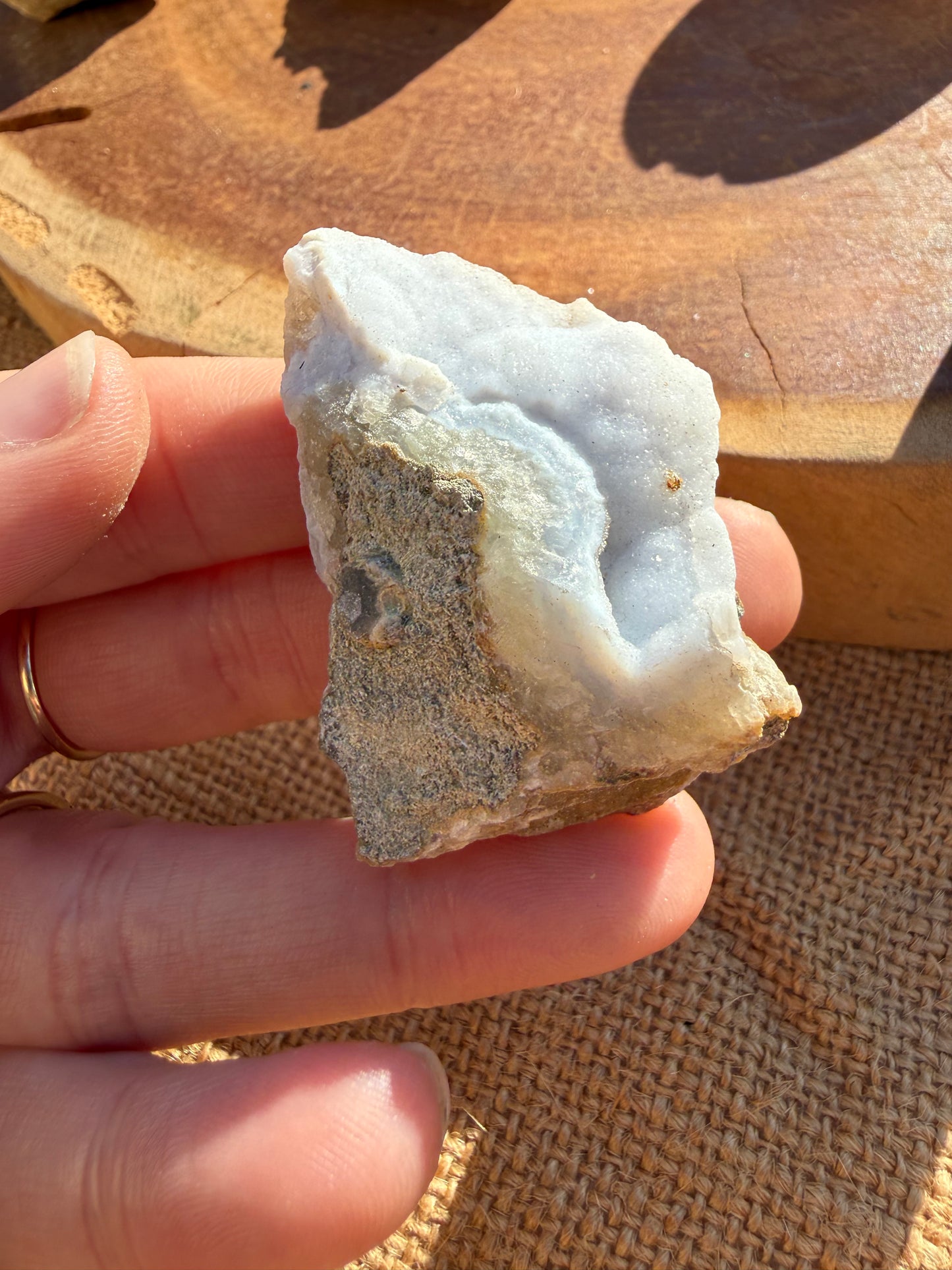 Blue Chalcedony Specimens