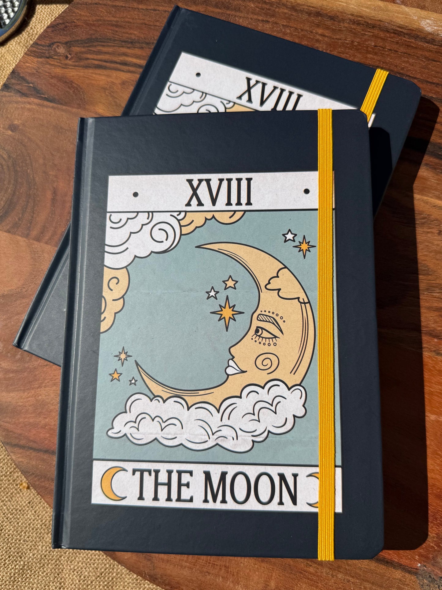 The Moon Vintage Tarot A5 Notebook