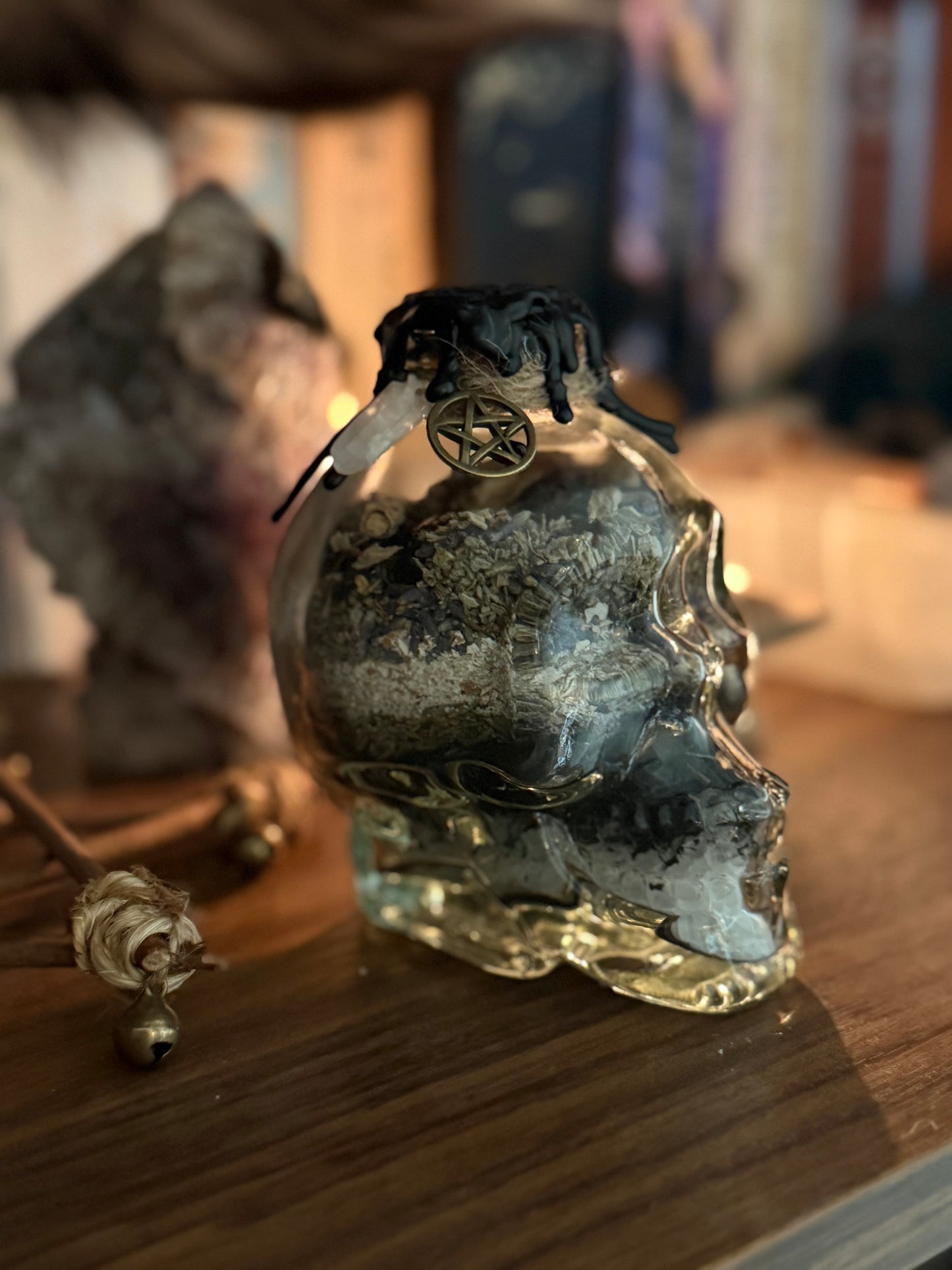 Protection Skull Spell Jar