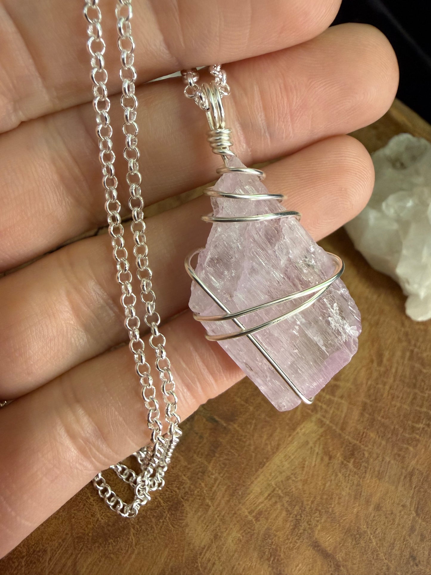 Kunzite - Silver