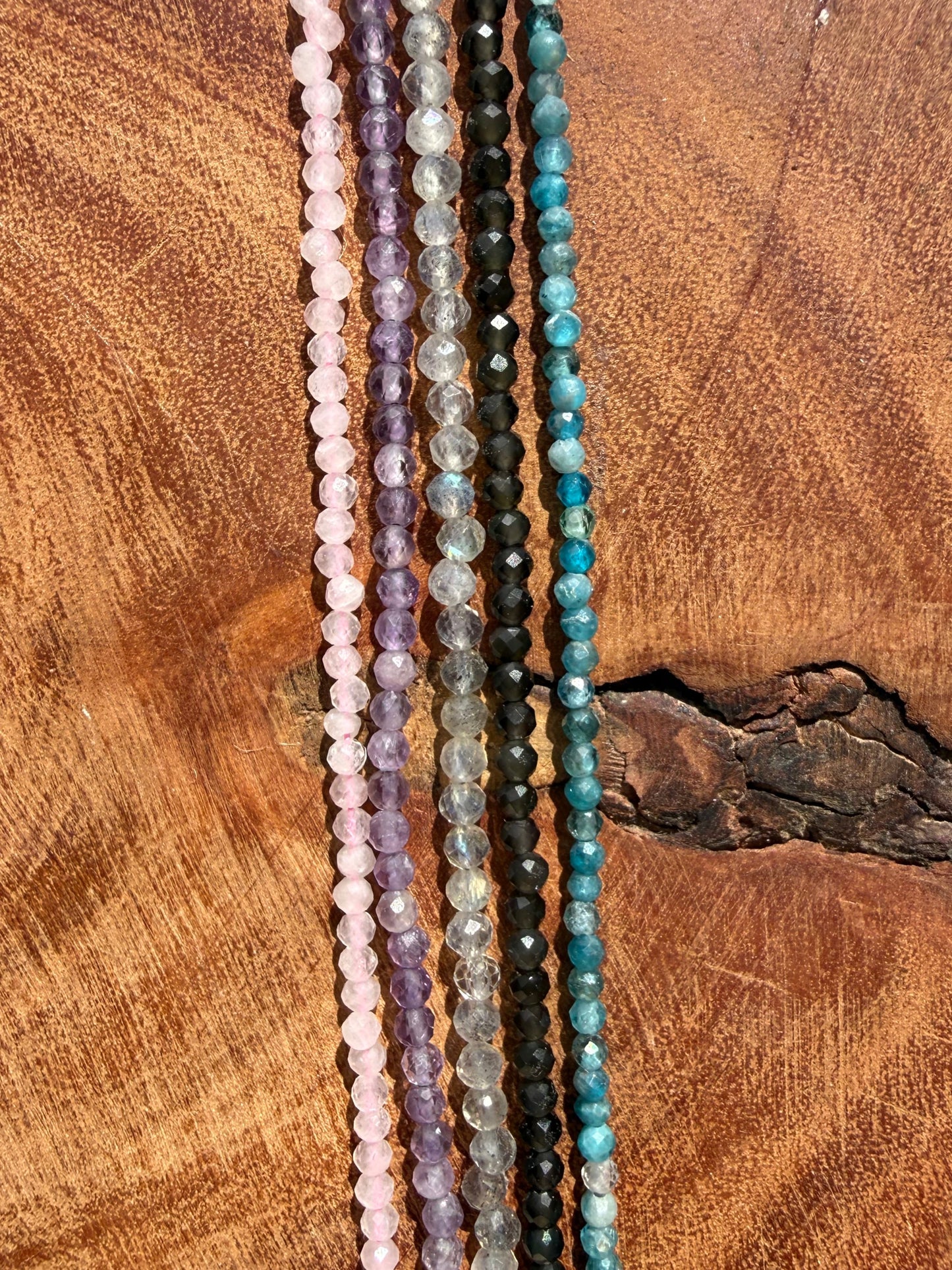 Faceted Gemstone Necklaces