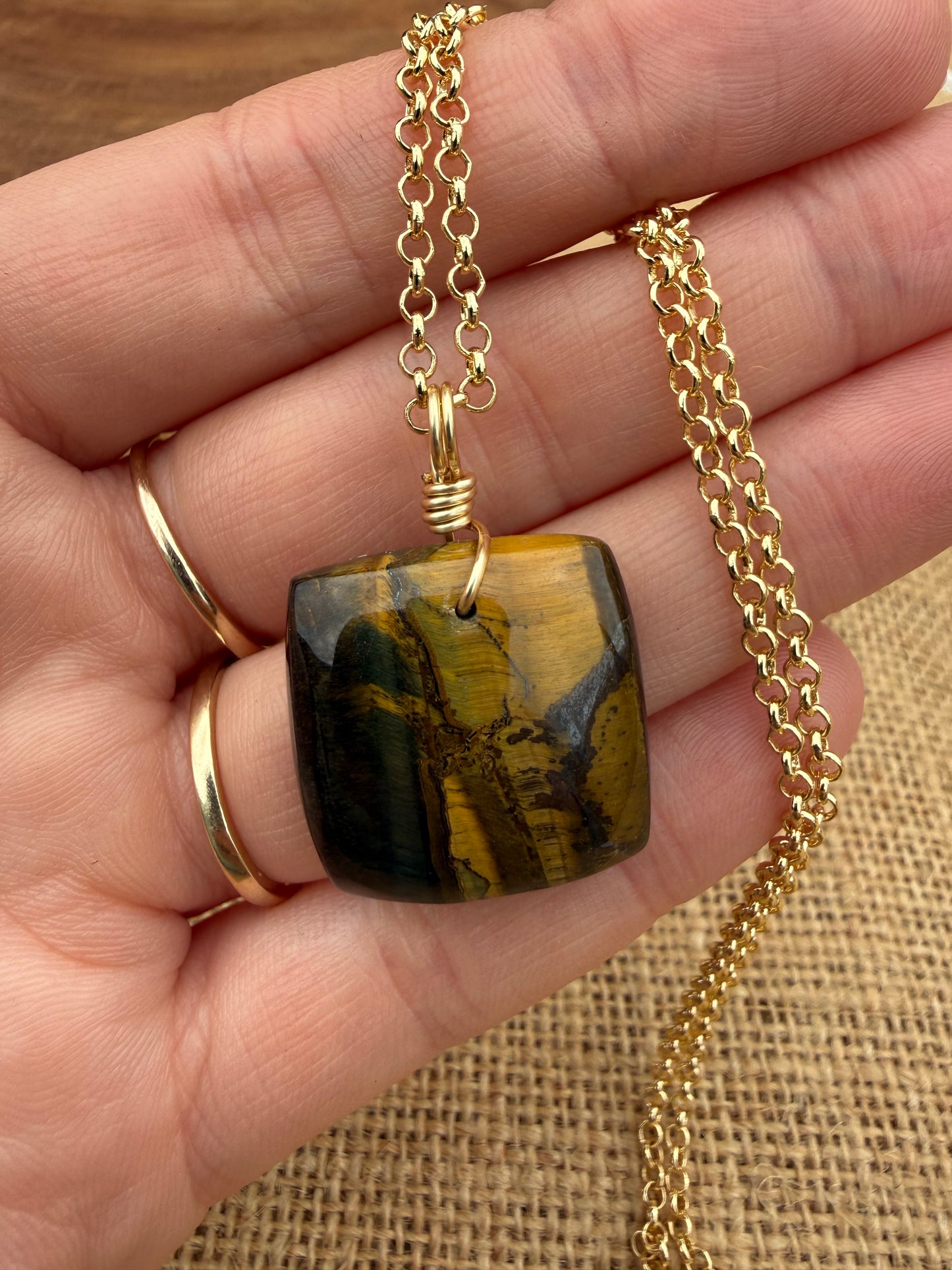 Tigers Eye - Gold