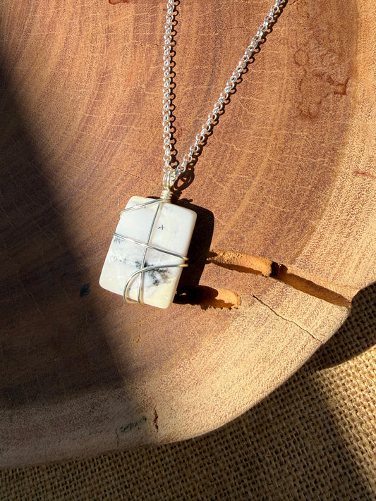 Dendritic Opal - Silver